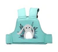 (green bunny) Kids Motorcycle Harness Cartoon Adjustable Breathable Motorcycle Harness Children's Motorcycle Rear Seat Belt For Kids Safety
