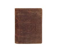 Green Burry Vintage 1701 Wallet, Brown Deer