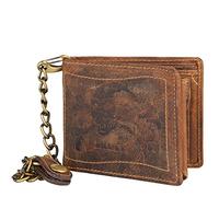 Green Burry Vintage Skull 1796, Saddle Brown, Standard Size, Coin Purse