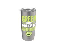 Green But Make It Caffeinated Matcha Lover Stainless Steel Insulated Tumbler