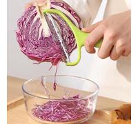 Green Cabbage Shredder,Vegetable Cutter Cabbage Slicer,Stainless Steel Fruit Vegetable Potato Peeler Cabbage Graters Kitchen Must Have for Home Restaurants Kitchen Utensils Gadgets (18 * 12cm)