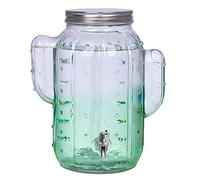 Green Cactus Glass Drink Dispenser 8L - Single - Barware, Drinks Dispensers