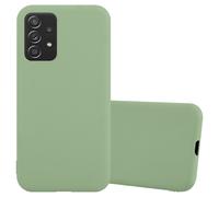 (Green) Cadorabo Case for Samsung Galaxy A52 (4G / 5G) / A52s Cover Protection TPU Silicone Gel Back case Candy Design