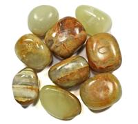 Green Calcite Polished Tumblestone Healing Crystals