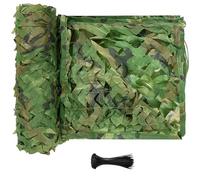 Green Camo Netting Camouflage Netting 2 X 3.0m 6 X 6m 8 X10m Oxford Fabric Bulk Roll Sunshade Mesh Nets For Camping Outdoor Hide Car Cover Garden Theme Party Decoration(2x8m)