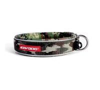 (GREEN CAMOUFLAGE, LARGE) EzyDog Neo Classic Dog Collar | Neoprene Dog Collar