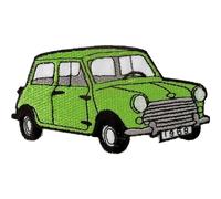 Green Car Iron Sew On Patch T Shirt Hat Bag Denim Jacket Jeans Embroidered Badge