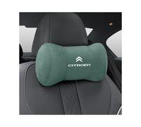 (Green) Car Seat Headrest Pillow Neck Support Protector Cushion For Citroen C4