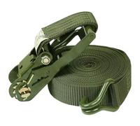 Green Cargo Ratchet Straps for Trailers Trucks Kayaks Motorcycles, Tie Down Lashing Straps with Double J Hook(W 4cm/1.6in,6.0m/19.7Ft)