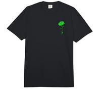 Green Carnation Flower LGBT Queer Identity Comfort Colors Adult Heavyweight T-Shirt