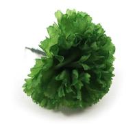 GREEN CARNATION PICKS 72 flower heads ARTIFICIAL florist head ideal funeral letter flowers foam oasis tribute corsage wedding craft
