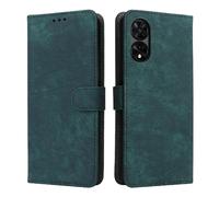(Green) Case For TCL 505/T509K/T5094 RFID Blocking Flip Folio Wallet Card Slots Cover Magnetic Closure PU Leather