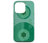 Green Cassette Tape Deck Recorder 80s 90s Retro Vintage Case for iPhone 13 Pro
