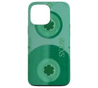 Green Cassette Tape Deck Recorder 80s 90s Retro Vintage Case for iPhone 13 Pro Max