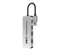 Green Cell 4-Port USB 3.0 Hub Splitter 5 Gbps, Multiple Plug, USB Splitter for Dell, MacBook, iMac, Surface, Thinkpad, Mobile HDD, USB Stick, Desktop PC and More (15 cm)