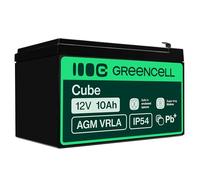 Green Cell® AGM 12 V 10 Ah battery VRLA lead battery replacement battery gel battery battery cycle resistant Unbemann UPS emergency power UPS system UPS system backup battery battery