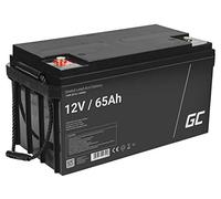 Green Cell® AGM 12 V 65 Ah VRLA Lead Battery Replacement Battery Gel Battery Cycle Resistant Unbemann Caravan Photovoltaic Wheelchair Solar Storage Solar Battery Solar Panel Caravan