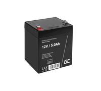 Green Cell® AGM 12V 5Ah Battery VRLA Lead Battery Replacement Battery Gel Battery Cycle Resistant Unmanned Toy Electric Toy Alarm Emergency Power Children's Vehicles Children's Quad Bike