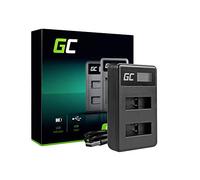 Green Cell® AHBBP-501 Charger for GoPro AHDBT-501 Battery and HERO5 HERO6 Hero 7 Black White Silver Edition Cameras (2.5W 4.35V 0.6A Black)