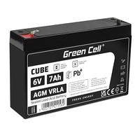 Green Cell Battery Replacement Gel AGM 6V 7Ah Rechargeable Sealed Lead Acid Battery Maintenance Free Battery Replacement Battery for Medical Equipment Electric Toys Home Alarm