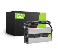 Green Cell LiFePO4 Battery Charger Fully Automatic 14.6V 10A 146W LiFePO4 Battery Charger Lithium Iron Phosphate Battery Charger Quick Charge Carvan RV Boat Golf Cart Cart