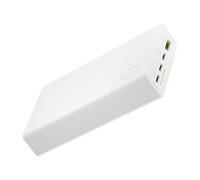 Green Cell Powerbank 20000 mAh 22.5 W PD USB C External Mobile Phone Batteries White GC PowerPlay20s Portable Charger Power Delivery Quick Charge Function QC 3.0 for iPhone 15 14 13, Galaxy S23 S24,