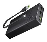Green Cell® Power Bank GC PowerPlay20 | 4-port 20000mAh External Battery with USB-C 18W Power Delivery and 2x USB Ultra Charge 18W Fast Charging QC