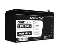 Green Cell PRO AGM 12V 10Ah VRLA Wireless Lead Acid Battery Lead Acid Battery Replacement Battery Cycle Resistant Gel Battery Unbemann UPS UPS UPS Backup Current