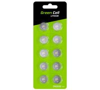 Green Cell XCR01 Battery CR2032 3V 220mAh 10 Pieces Lithium Button...