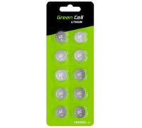 Green Cell XCR04 CR2025 Battery Pack 3V 160mAh 10 Pieces Lithium