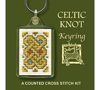 Green Celtic Knot Keyring Cross Stitch Kit