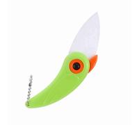 Green Ceramic Folding Knife for Fruits & Veggies - Anti-Bacteria Blade