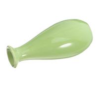 Green Ceramic Vase Small Bottle Style Single Stem Flower Display Decor | Compact Modern Design, Understated Texture, Suitable for Desks, Dining Tables, Bathroom Counters, Small Branches and Reed