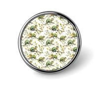 Green Chameleon A Print Pins for Backpack - Enamel Pins Cute Jacket Coat Hat Bags Badge Pin, Funny Novelty Unique Button Pin Women Men Fashion Jewelry Accessories