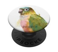 Green Cheeked Conure Artwork Pet Gift PopSockets Adhesive PopGrip