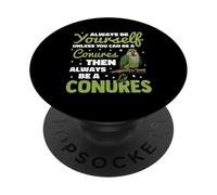 Green-Cheeked Conure Budgies Parrots Funny Birding Hobbyist PopSockets Adhesive PopGrip