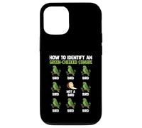 Green Cheeked Conure How To Identify Bird Tropical Parrots Case for iPhone 12/12 Pro