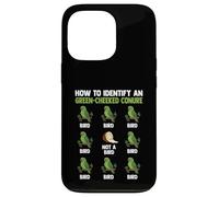 Green Cheeked Conure How To Identify Bird Tropical Parrots Case for iPhone 13 Pro