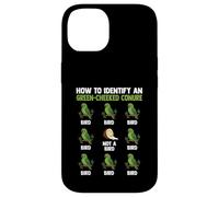 Green Cheeked Conure How To Identify Bird Tropical Parrots Case for iPhone 14