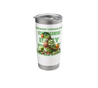 Green Cheeked Conure Parrot Fruit Art Stainless Steel Insulated Tumbler