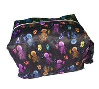 Green Cheeks Out & About Storage Bag for Cloth Nappies | Pod Style Wet Bag | Waterproof Travel Dry Bag | Baby Nappy Changing Bag - Jellyfish Squid