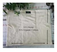 Green Cheeks Pre-Fold Cloth Nappy Inserts Absorbent PreFolds for Reusable Washable Nappies Hemp Cotton