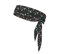 Green Chemistry And Science Patterns, Head Tie, Sports Headband Tie Back, Multi Sweatband for Men Women