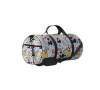 Green Children's Fairytale Where Unicorns Run Sports Bag Tote Bag Waterproof Gym Bag with Shoulder Strap Zipper 2 Side Pockets for Men and Women, Travel and Storage Shoulder Bag.