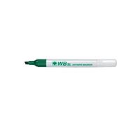 Drywipe 00DCTMGR10 Chisel Tip Whiteboard Marker - Green (10 Pack)