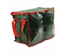 Green Christmas Storage Bag Boxes | Lighting Tree Balls Storage Protection Bag Box | Xmas Decoration Ornaments Reusable Bag (Christmas Storage Bag-Green (45x26x35))