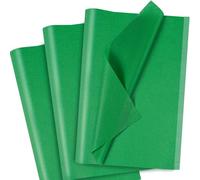 Green Christmas Tissue Paper - 120 Sheets 35x50cm, Green Xmas Tissue Paper Bulk for Wrapping Gifts Packing Gift Bags Art Crafts Flower Christmas Birthday Wedding Baby Shower Holiday Party Decor
