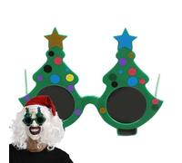 Green Christmas Tree Sunglasses, Art The Clown Christmas Tree Glasses, Novelty Eyewear, Prank Prop Glasses, Photo Props For Christmas Gathering Cosplay