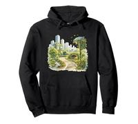 Green City Sustainable Future Vision Pullover Hoodie