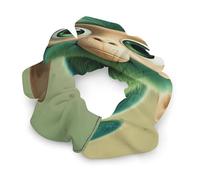 Green Clever Monkey Hair Scrunchies for Women Soft No Crease Hair Tie Cute Elastic Ponytail Holder Fashion Hair Bands Gentle Stylish Hair Accessories Suitable for All Hair Types
